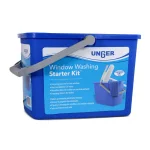 Unger 10 in. Window Washing Starter Kit with Collapsible Pole and Bucket thumbnail 2