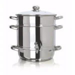 Euro Cuisine Stainless Steel Stove Top Steam Juicer and Steamer Set thumbnail 3