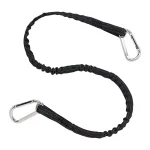 Ergodyne 3110 Squids Dual Carabiner Tool Lanyard, Black, 10 lb. Capacity thumbnail 1