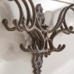 3R Studios Fountain Cast Iron Wall Hooks - Rustic 15-Hook Organizer thumbnail 3