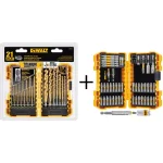 DEWALT Titanium Pilot Point Drill Bit Set (21-Piece) with MaxFit Screwdriving Set (45-Piece) - 66 Piece Total thumbnail 1
