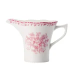 Oneida Lancaster Garden White and Pink Porcelain Creamers, 6 oz. (Set of 36) thumbnail 1