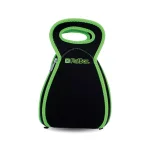 FLATBOX Original Black and Green Neoprene Lunch Bag and Placemat Set thumbnail 1