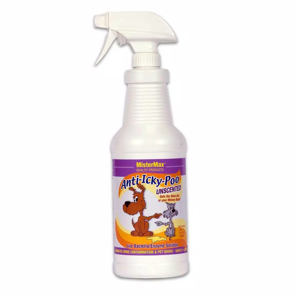 Anti-Icky-Poo 32 oz. Unscented Odor Remover - Enzyme & Live Bacteria Formula