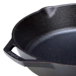 Lodge 12 in. Cast Iron Skillet with Pour Spouts and Assist Handle, Black thumbnail 2