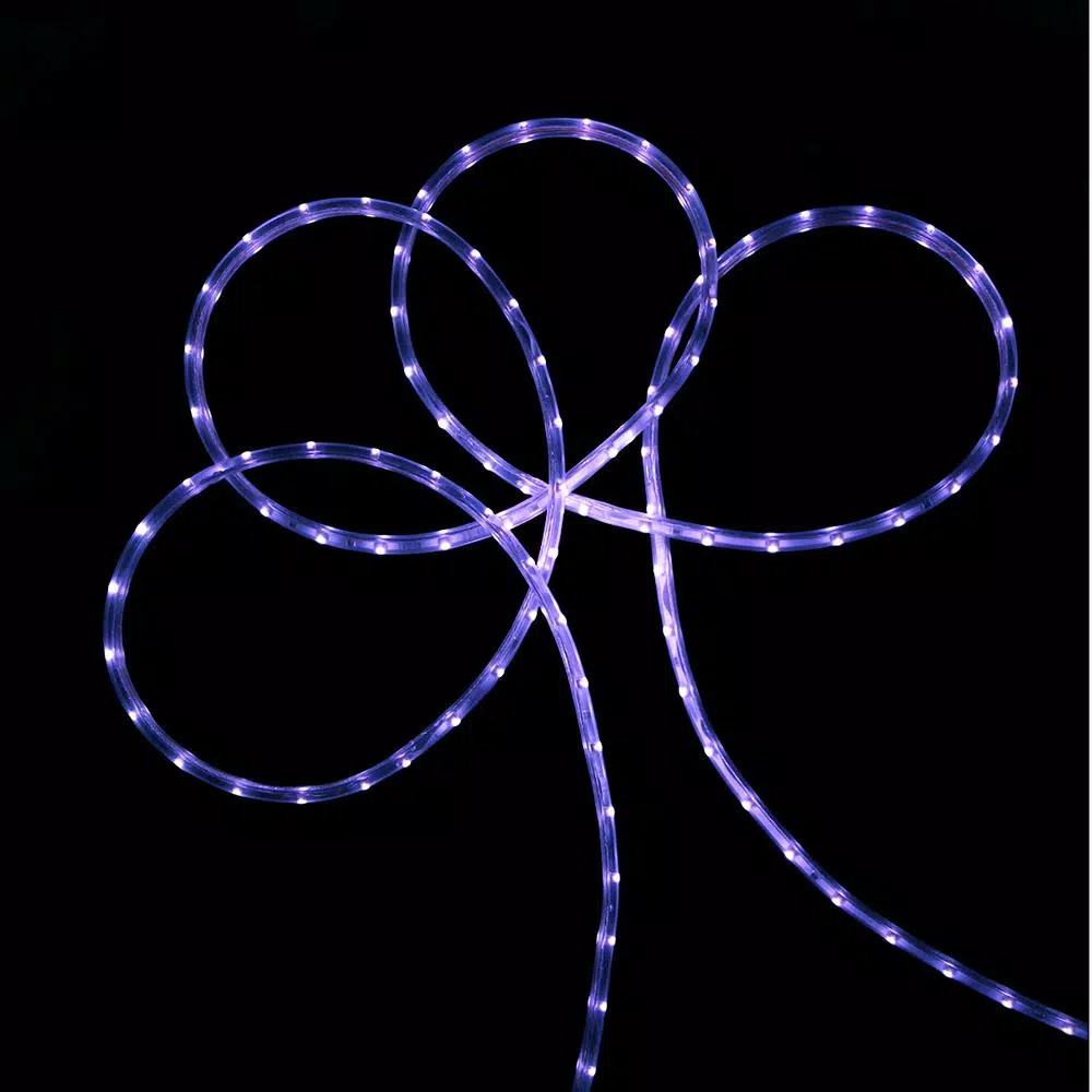 CC Christmas Decor 30 ft. Purple LED Outdoor Christmas Linear Tape Lighting, 108 Lights