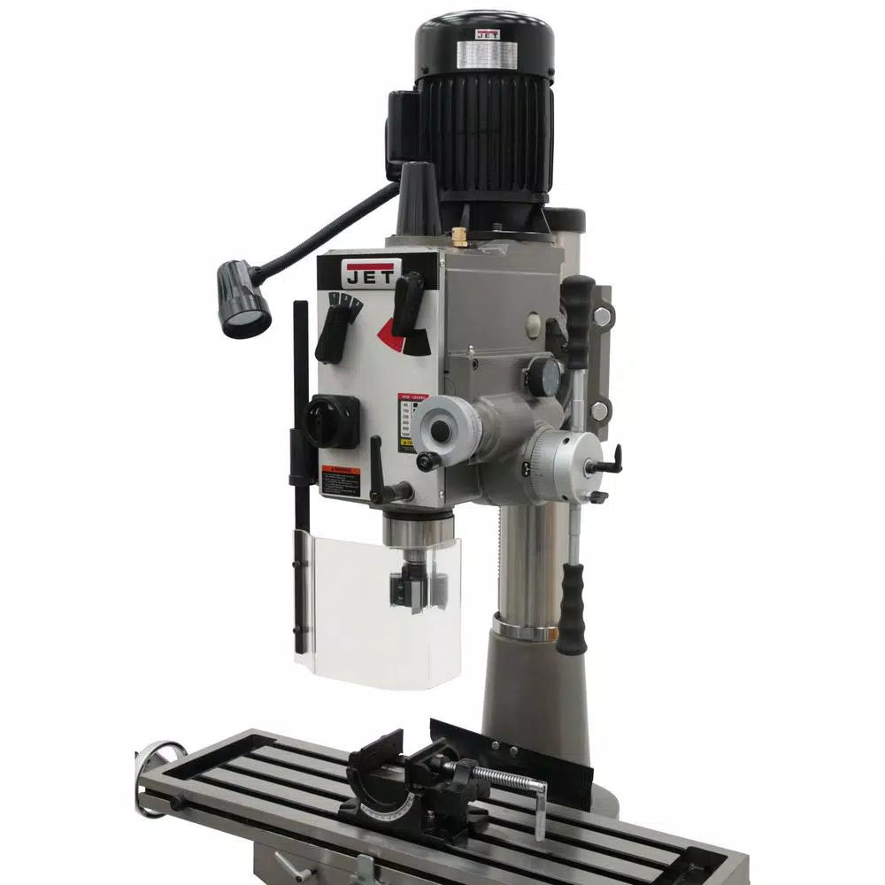 JET JMD-45GHPF Geared Head Square Column Mill Drill Press with Power Downfeed