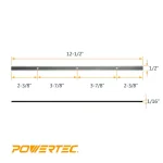 POWERTEC 12.5 in. High Speed Steel (HSS) Planer Blades for Ryobi AP-12 (Set of 2) thumbnail 3