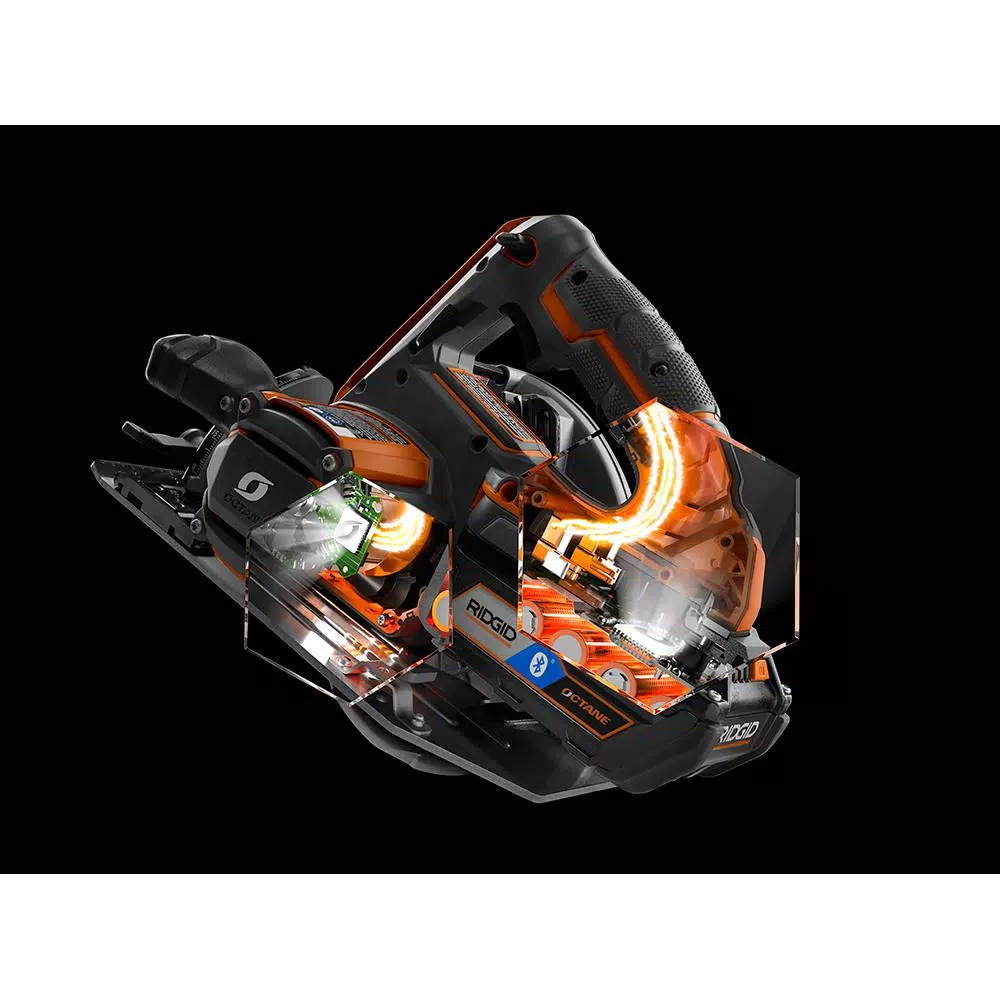 RIDGID 18V OCTANE Brushless 7-1/4 in. Cordless Circular Saw, Tool Only