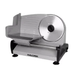 KALORIK 200W Professional Food Slicer with 7.5 in. Stainless Steel Serrated Blade, Silver thumbnail 1