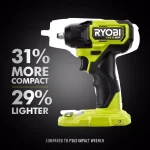 RYOBI ONE+ HP 18V Brushless Compact 3/8 in. Impact Wrench, 4-Mode (Tool Only) thumbnail 8