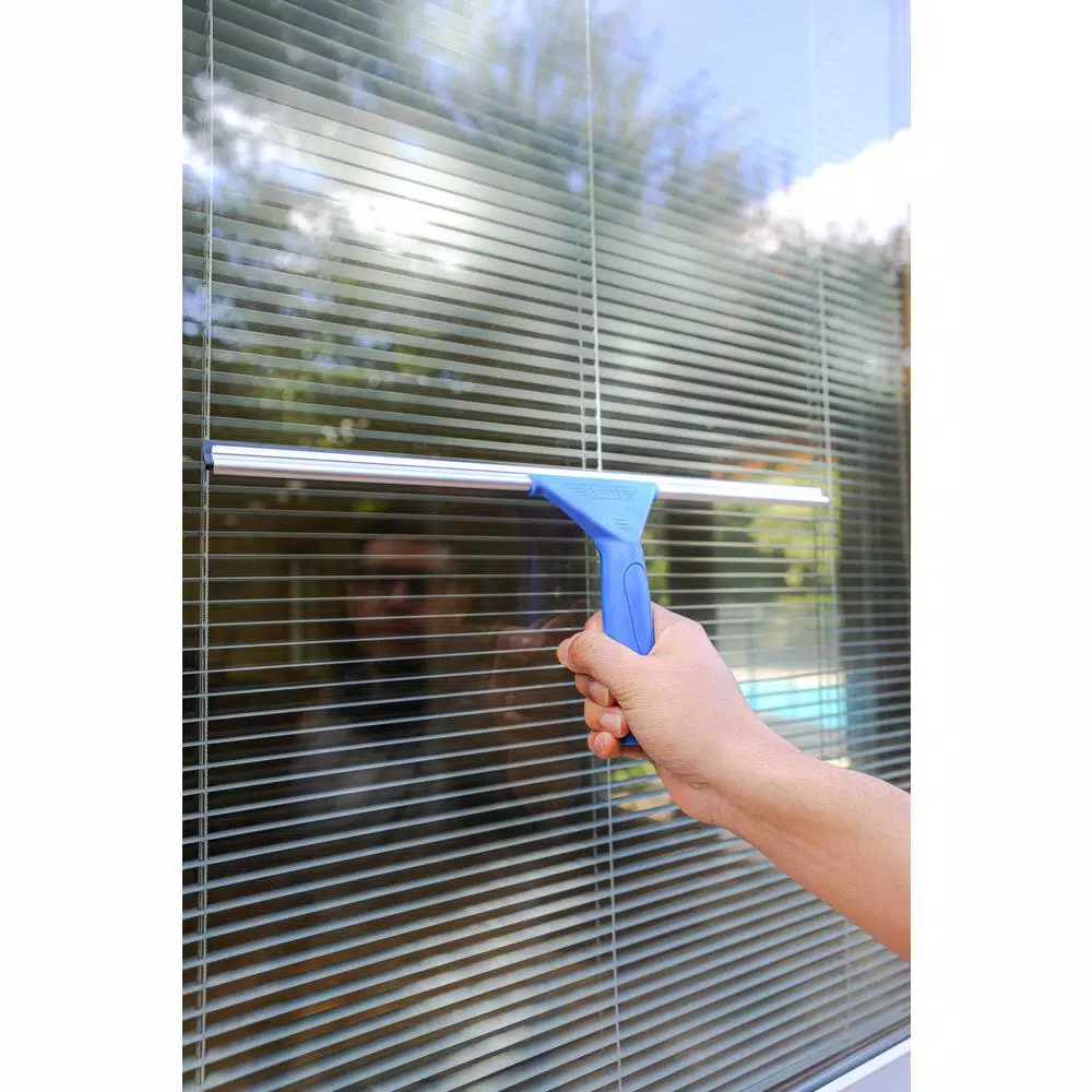 Ettore 18 in. All-Purpose Window Squeegee with Aluminum Channel and Streak-Free Rubber Blade