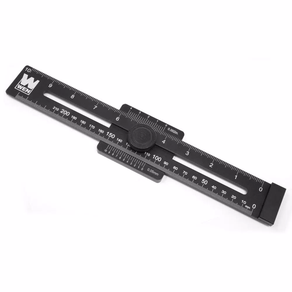 WEN 10 in. Aluminum Offset Marking Gauge with Vernier Scale