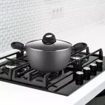 AMERCOOK Lava Stone 1.25 qt. Aluminum Nonstick Casserole Dish with Glass Lid, Gray thumbnail 2