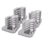 WEN 1.5 in. Double-Grooved Lathe Chuck Jaws for LA4374 3.75 in. 4-Jaw Chuck thumbnail 2