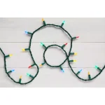 Home Accents Holiday 300-Light Multi-Color Mini LED String Lights, Constant On, Green Wire (Set of 2) thumbnail 2