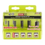 RYOBI 18V ONE+ Cordless Fixed Base Trim Router with 5-Piece Straight Bit Set (Tool Only) thumbnail 6