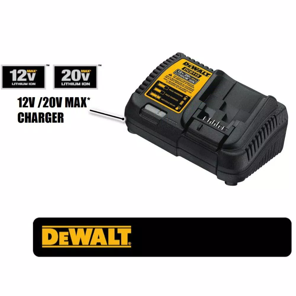 DEWALT 12V to 20V MAX Lithium-Ion Battery Charger