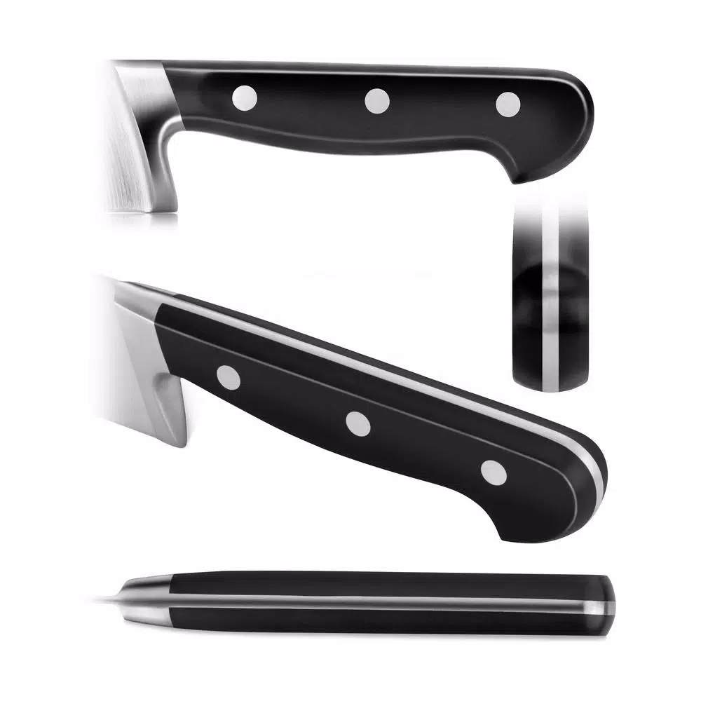 Cangshan V2 Series 5 in. Steak Knife Set with Acacia Wood Block, 9-Piece Set