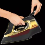 CHI Retractable Cord Steam Iron with Titanium-Infused Ceramic Soleplate, Gold thumbnail 8