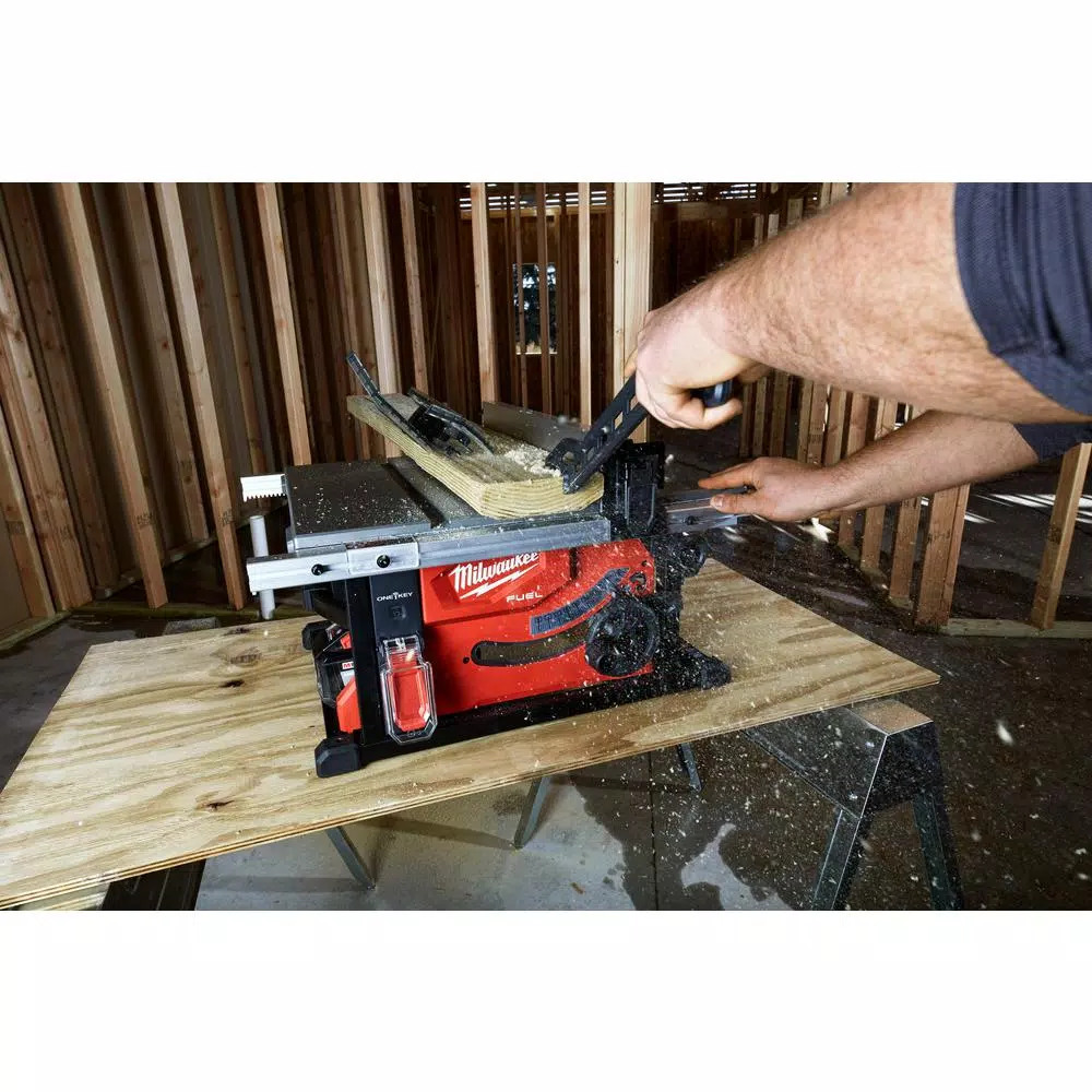 Milwaukee M18 FUEL ONE-KEY 8-1/4 in. Cordless Table Saw with Folding Stand