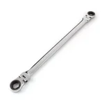 TEKTON 17 mm x 19 mm Extra Long Flex-Head Ratcheting Box End Wrench thumbnail 1