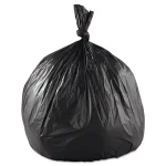 Boardwalk SH-Grade Repro Black Can Liners, 45 Gallon, 40 x 46 in, 1.2 Mil, 100 Count thumbnail 3