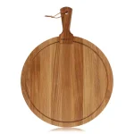 Boska Large Round White Oak Cheese and Tapas Serving Board with Ergonomic Handle thumbnail 1