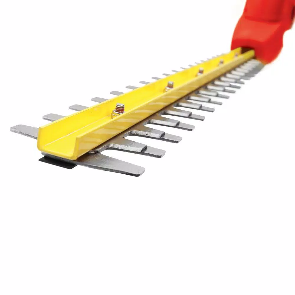 Sun Joe 18 in. Electric Telescoping Pole Hedge Trimmer, 3.8 Amp, Red