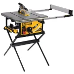 DEWALT 10 in. Jobsite Table Saw with Scissor Stand, 15 Amp Corded Power Tool thumbnail 1