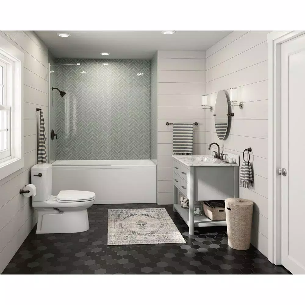 MOEN Banbury 18 in. Single Towel Bar in Mediterranean Bronze