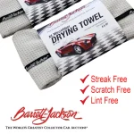 Barrett-Jackson Waffle Weave Drying Towel Kit - 2 Piece Car Care Set thumbnail 2