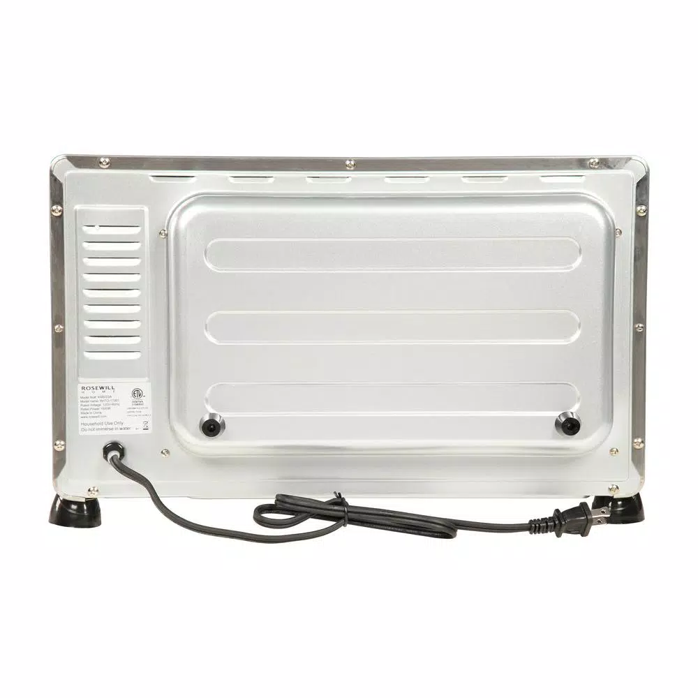 Rosewill RHTO-17001 1500W Stainless Steel 6-Slice Toaster Oven with Convection and Broiler