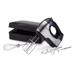Hamilton Beach 6-Speed Hand Mixer with QuickBurst, Black Stainless Steel thumbnail 4