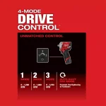 Milwaukee M12 FUEL 3/8 in. Stubby Brushless Cordless Impact Wrench (Tool-Only) thumbnail 6