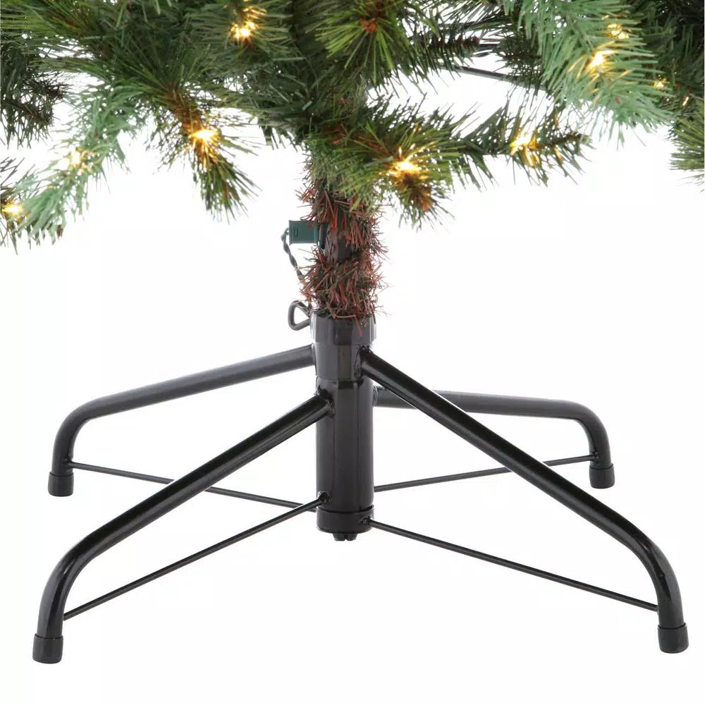 Unbranded 9 ft. Braxton Pre-Lit Color Changing Artificial Christmas Tree with 900 Micro Dot LED Lights