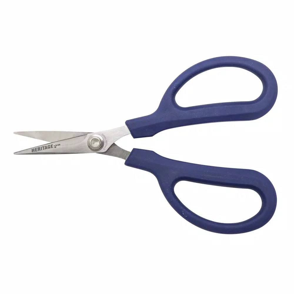 Klein Tools 6-3/8 in. Stainless Steel Utility Shears, Ambidextrous Multi-Purpose Scissors