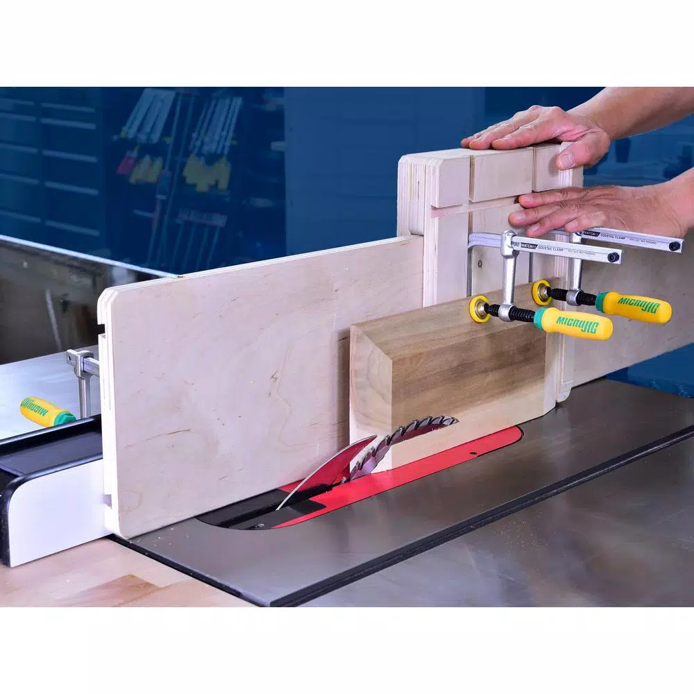 MICROJIG MATCHFIT Dovetail Clamps (2-Pack) for 1/2 in. 14° Dovetail Joints