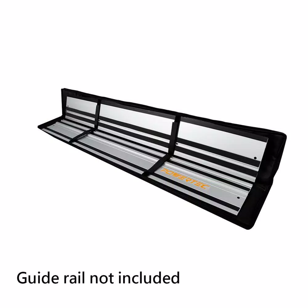 POWERTEC 60 in. Premium Guide Rail Bag with Dual-Sided Padding and Water-Resistant Nylon