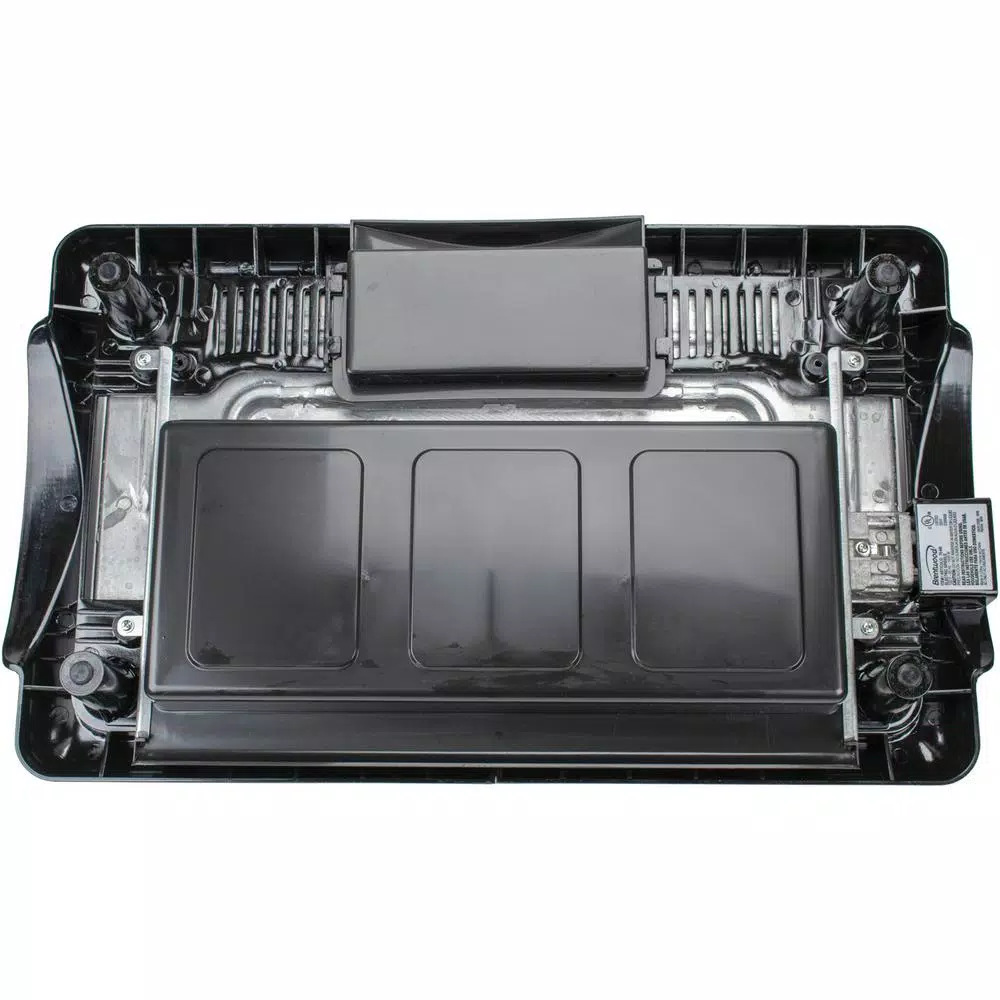 Brentwood Appliances 1400W Nonstick Electric Griddle with Warming Drawer, 200 sq. in., Black