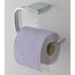 Unbranded Modern Stainless Steel Wall Mounted Toilet Paper Holder - Silver Zinc Alloy thumbnail 4