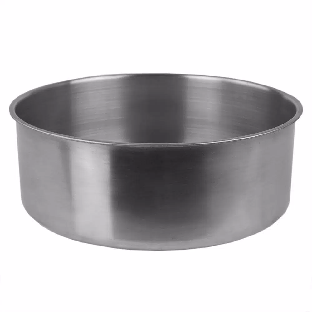 Unbranded Brushed Stainless Steel Food Storage Container Set, 5-Piece Silver Set