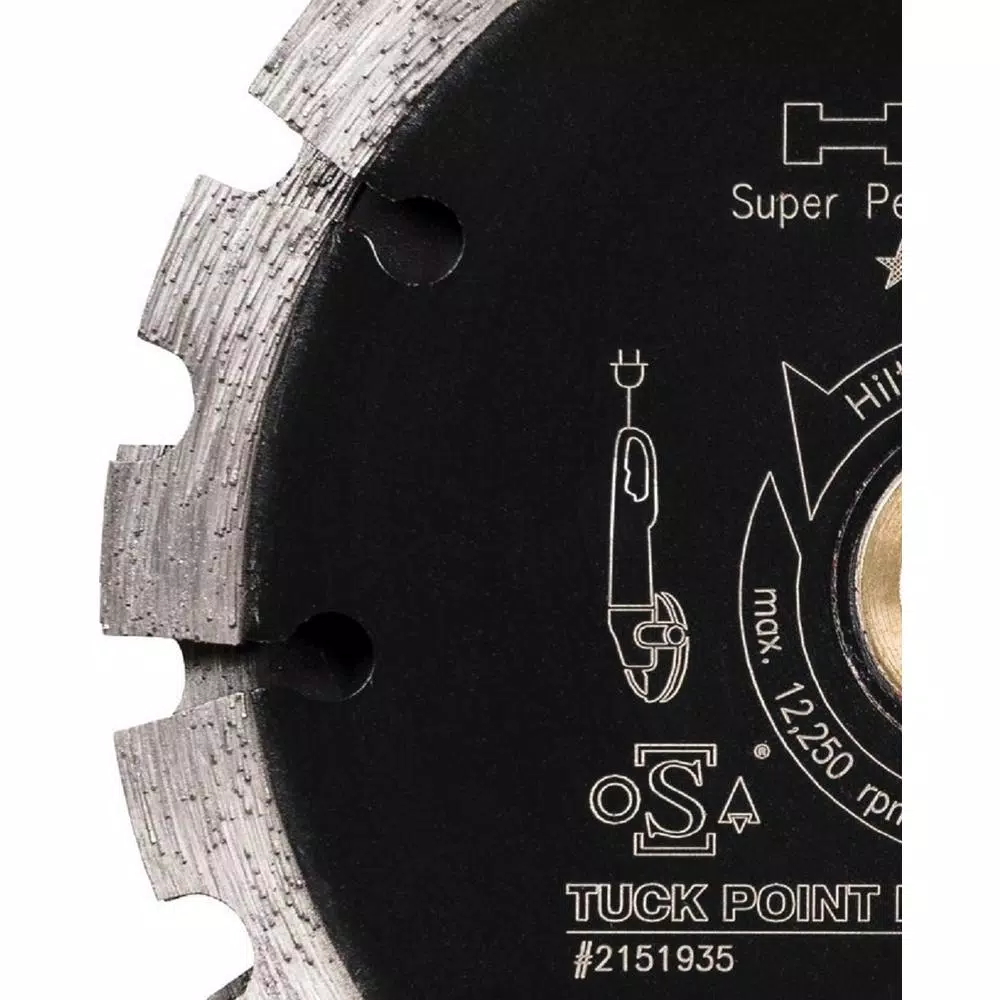 Hilti 5 in. Universal Diamond Sandwich Tuck Point Blade Super Performance (6-Pack)