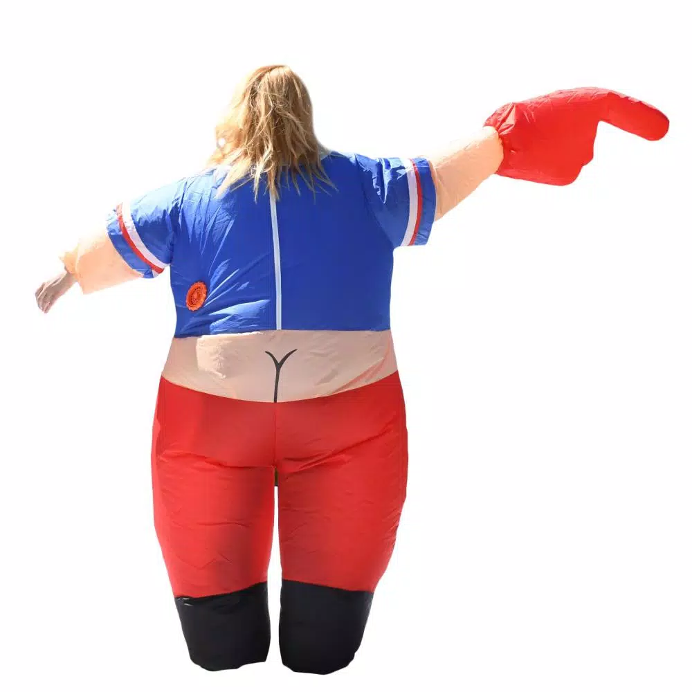 ALEKO'S Inflatable #1 Sports Fan Pot Belly Halloween Costume for Adults