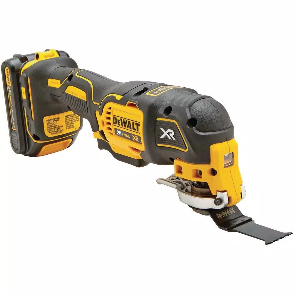DEWALT 20V MAX XR Cordless Brushless Oscillating Multi-Tool Kit with 1.5Ah Battery & Charger