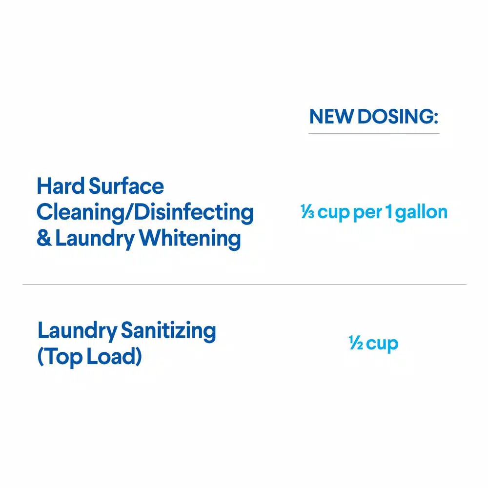 Clorox Disinfecting Bleach with CloroMax Technology, Regular Concentrated Liquid, 121 oz.