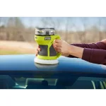 RYOBI 18V ONE+ 6 in. Cordless Buffer Tool Only with 2-Piece Microfiber and Synthetic Fleece Bonnet Set thumbnail 9