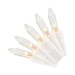 Home Accents Holiday 150-Light Clear Mini String Lights with White Wire thumbnail 1