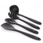 MegaChef 12-Piece Black Silicone Kitchen Utensil Set thumbnail 4