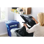 HUSKY 42 Gal. Heavy-Duty Contractor Trash Bags, 3 Mil Thickness, Black, 50-Count thumbnail 2